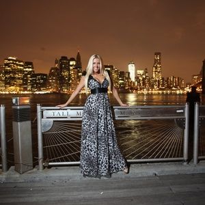 BCBG Maxazria evening gown dress